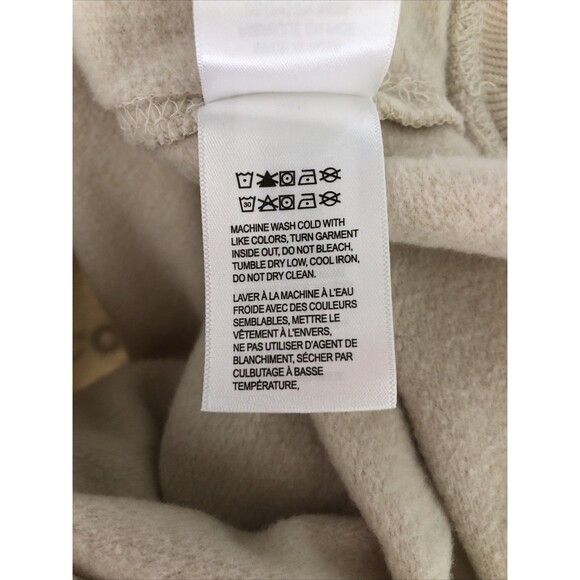 Lucky Brand Crewneck Sweatshirt Women's XL  Beige Pullover Venice Burnout NWOT - Picture 6 of 7
